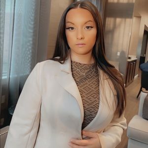 FENTI X SKIMS MOCK NECK LONG SLEEVE BODYSUIT || CALIFORNIA🤎 (LIMITED EDITION)